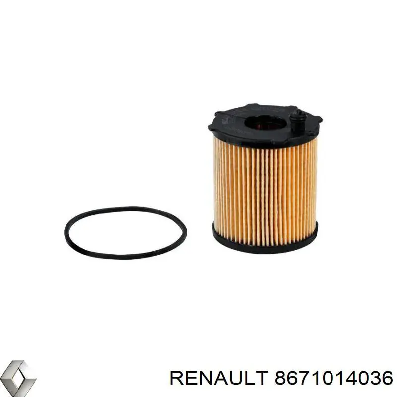 Filtro de aceite 8671014036 Renault (RVI)