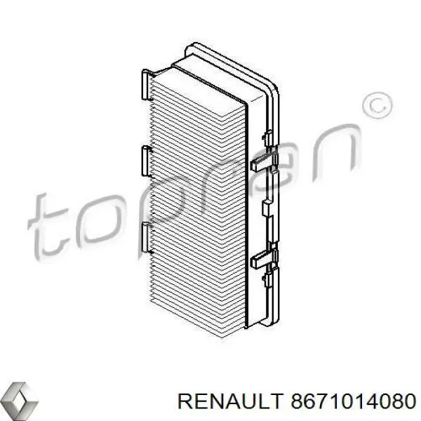 8671014080 Renault (RVI) воздушный фильтр