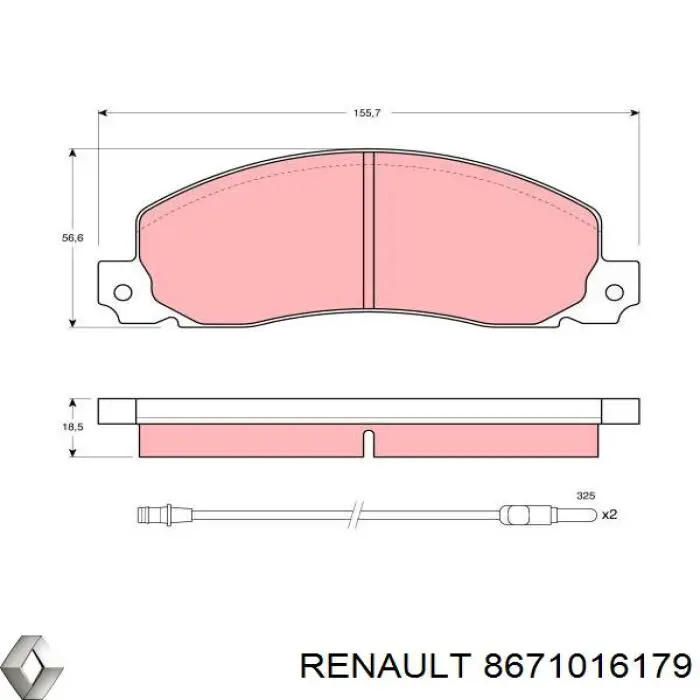 8671016179 Renault (RVI) 