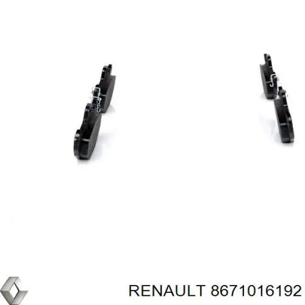 Купить 8671016192 Renault (RVI) Колодки тормозные задние, дисковые