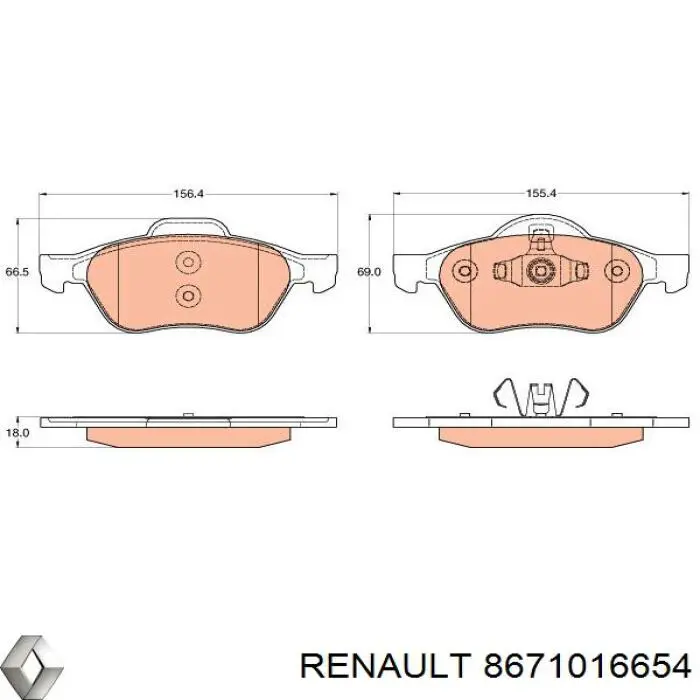 8671016654 Renault (RVI)