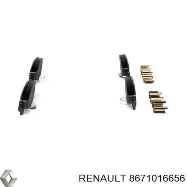 Купить 8671016656 Renault (RVI) Колодки тормозные