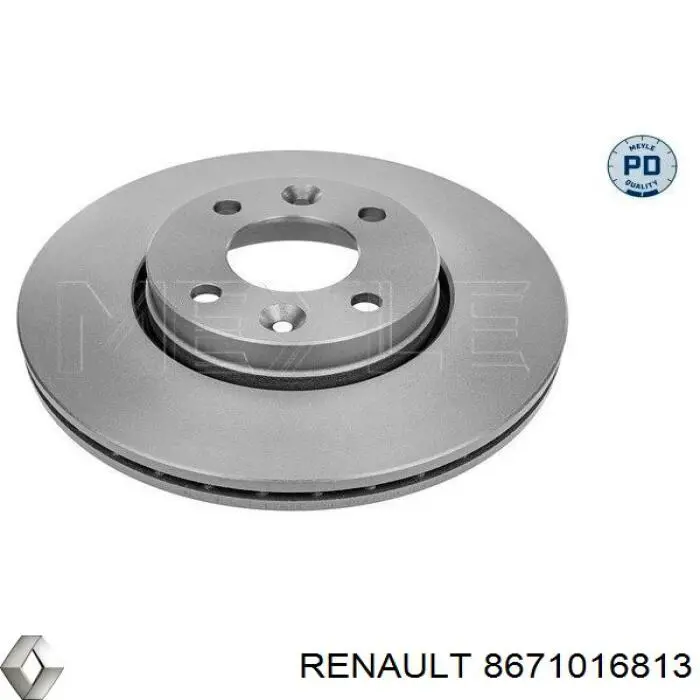 8671016813 Renault (RVI) Диск тормозной передний