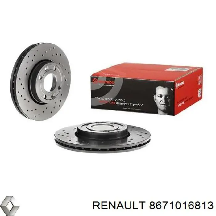 Тормоз дисковый передний Renault (RVI) 8671016813 цена, от 34.67 USD