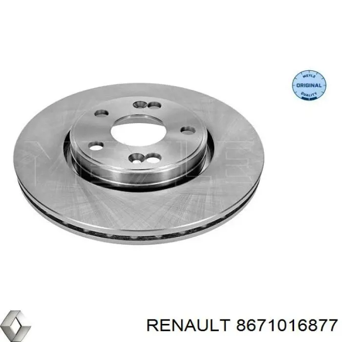 8671016877 Renault (RVI) тормозные диски