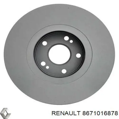 8671016878 Renault (RVI) Диск тормозной передний