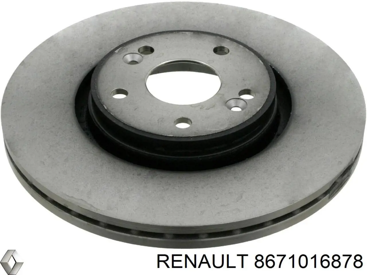 Передние тормозные диски 8671016878 Renault (RVI)