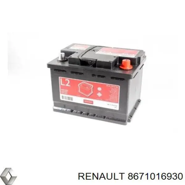 Аккумулятор Renault (RVI) 8671016930