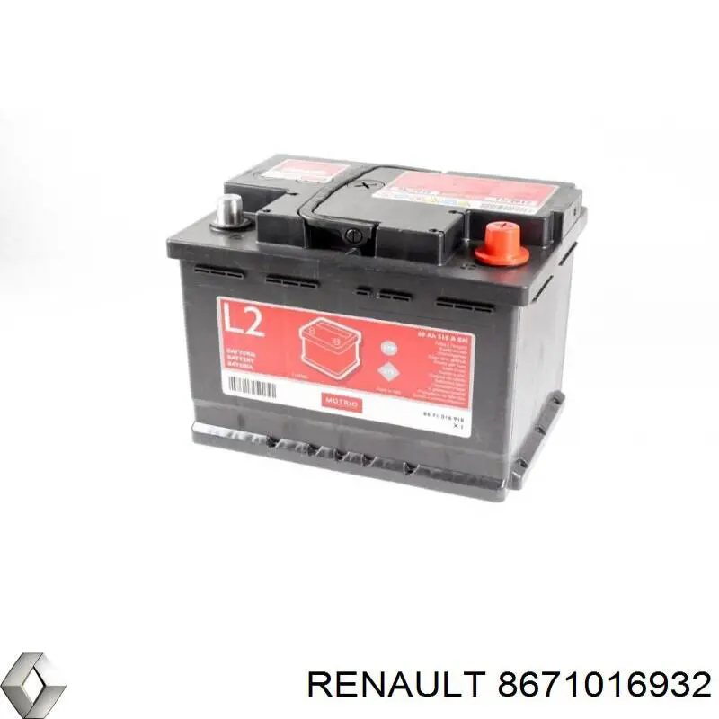 Аккумулятор Renault (RVI) 8671016932
