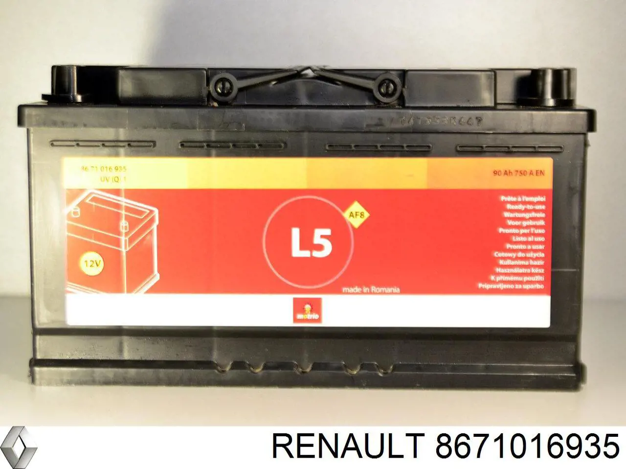 Аккумулятор Renault (RVI) 8671016935