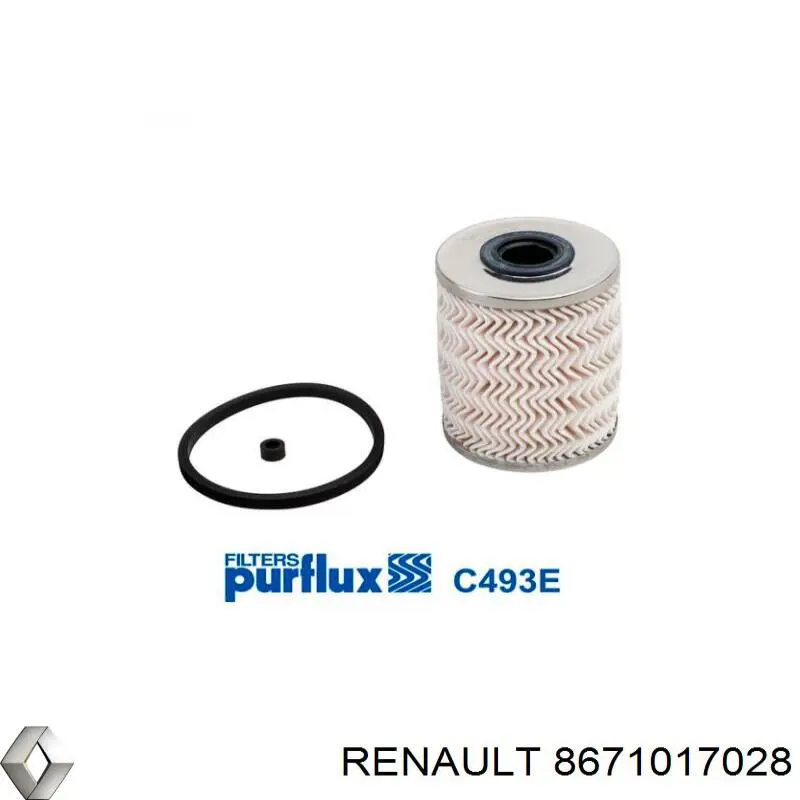 Купить 8671017028 Renault (RVI) Фильтр салона угольный