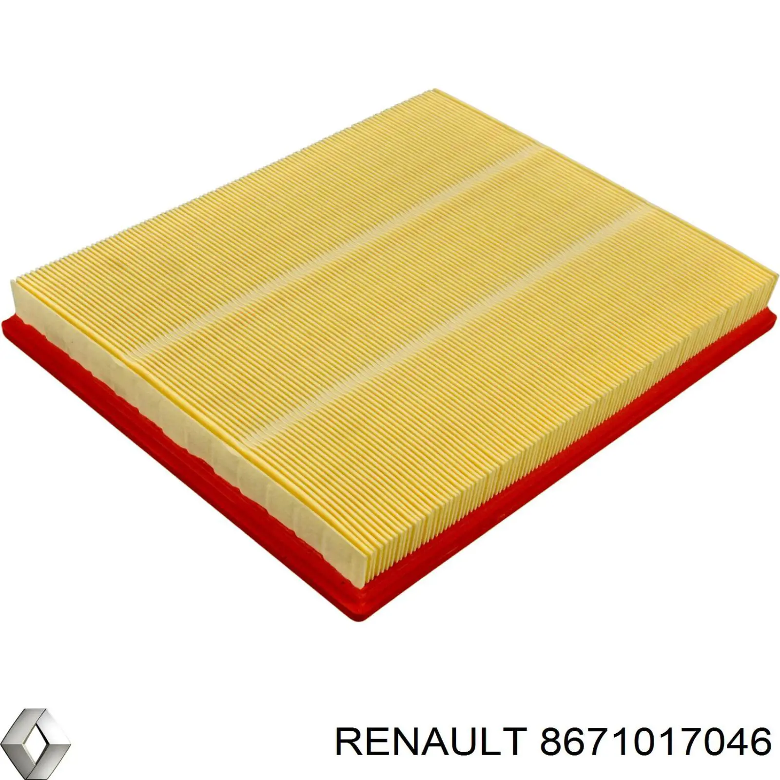 Filtro de aire 8671017046 Renault (RVI)