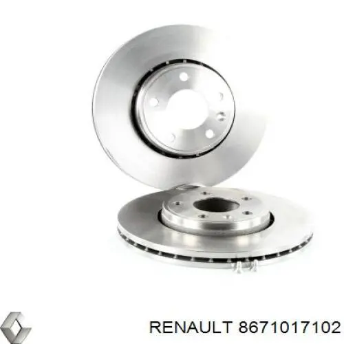 8671017102 Renault (RVI) Диск тормозной передний
