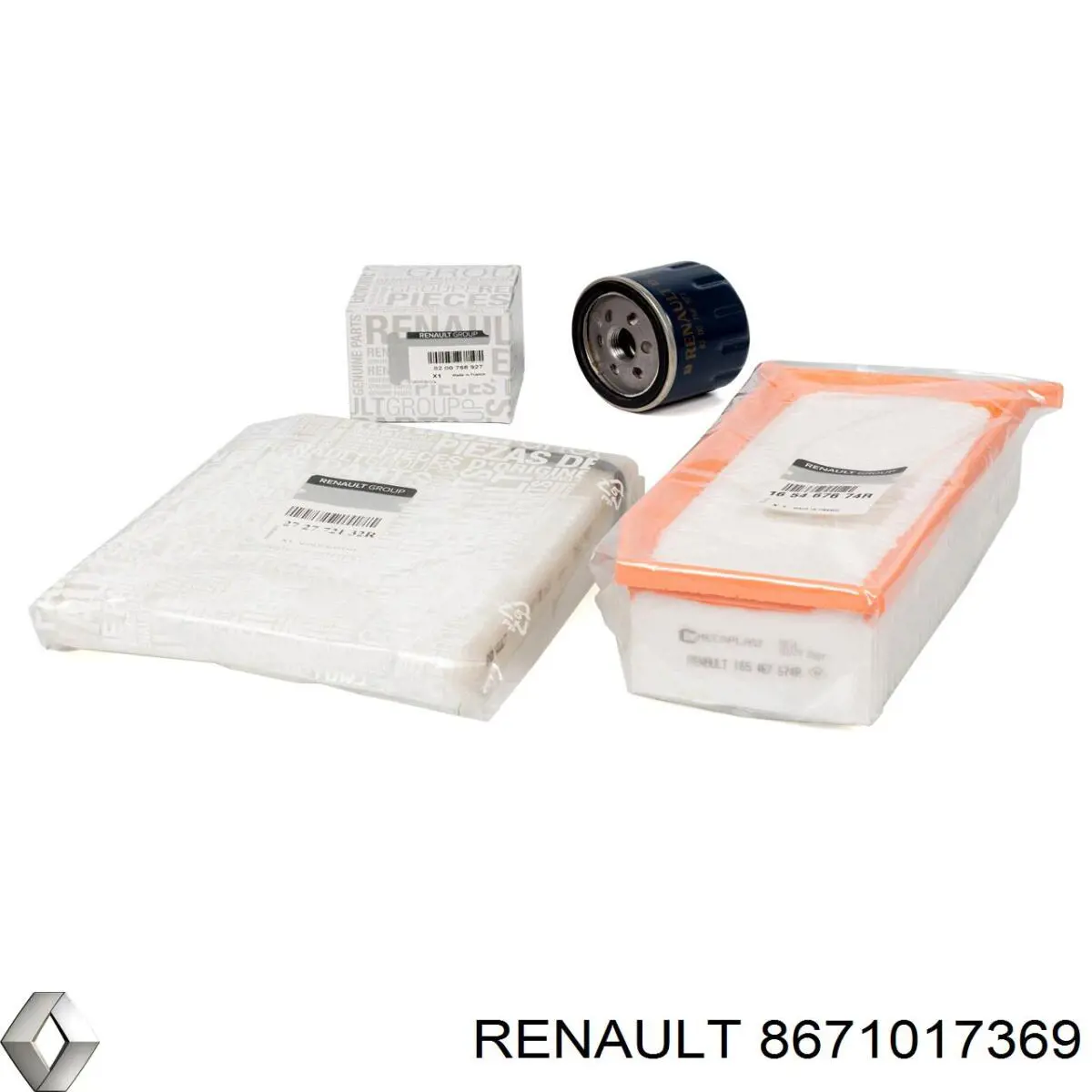 Filtro de óleo Renault (RVI) 8671017369