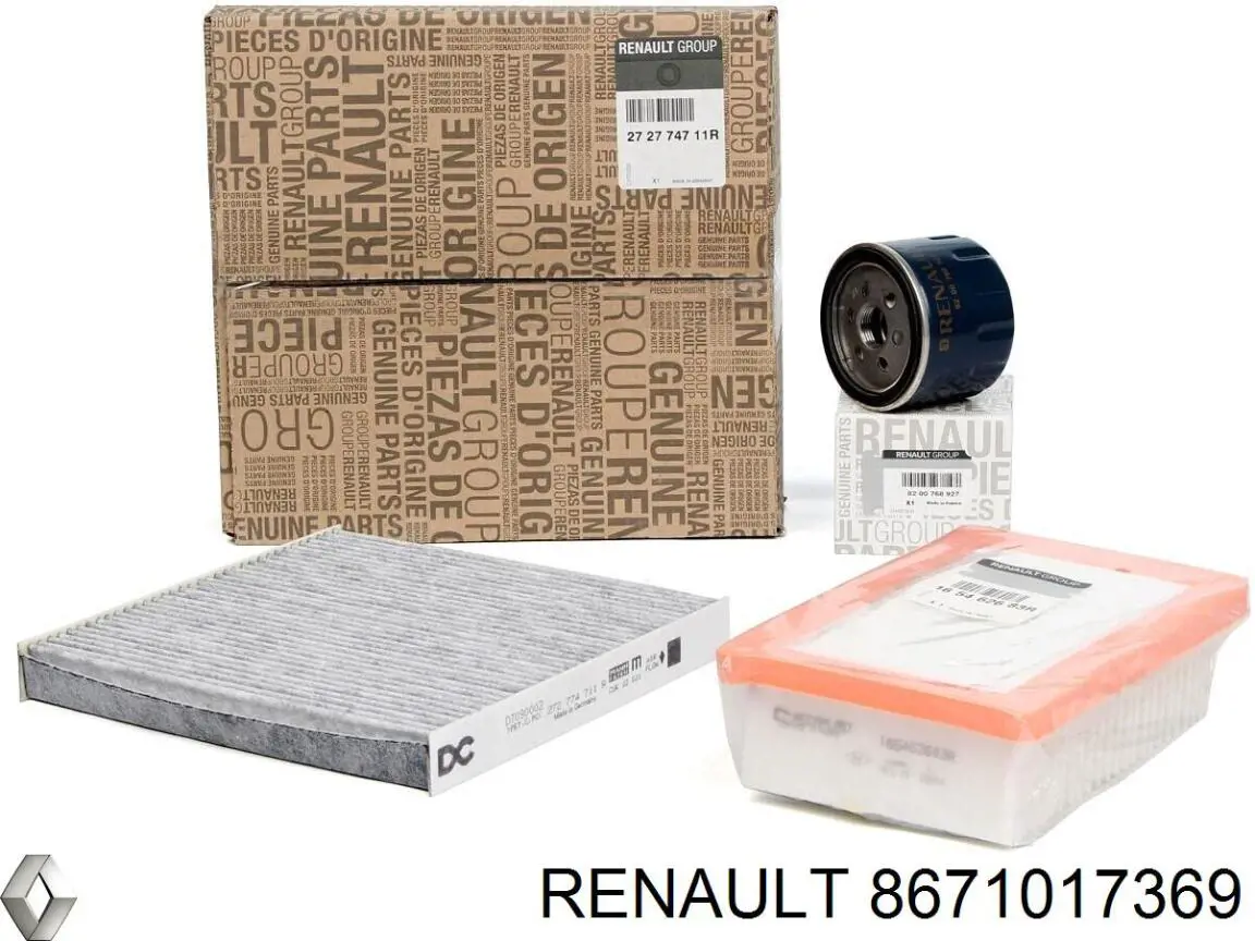 Filtro de óleo 8671017369 Renault (RVI)