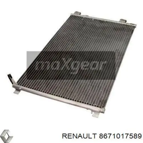 8671017589 Renault (RVI) радиатор кондиционера