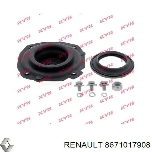 Rodamiento amortiguador delantero 8671017908 Renault (RVI)