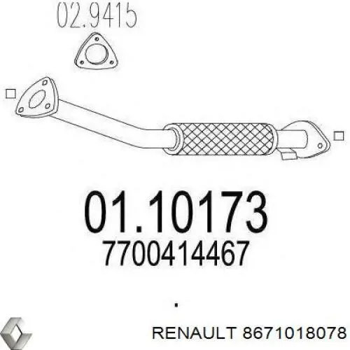 8671018078 Renault (RVI) 