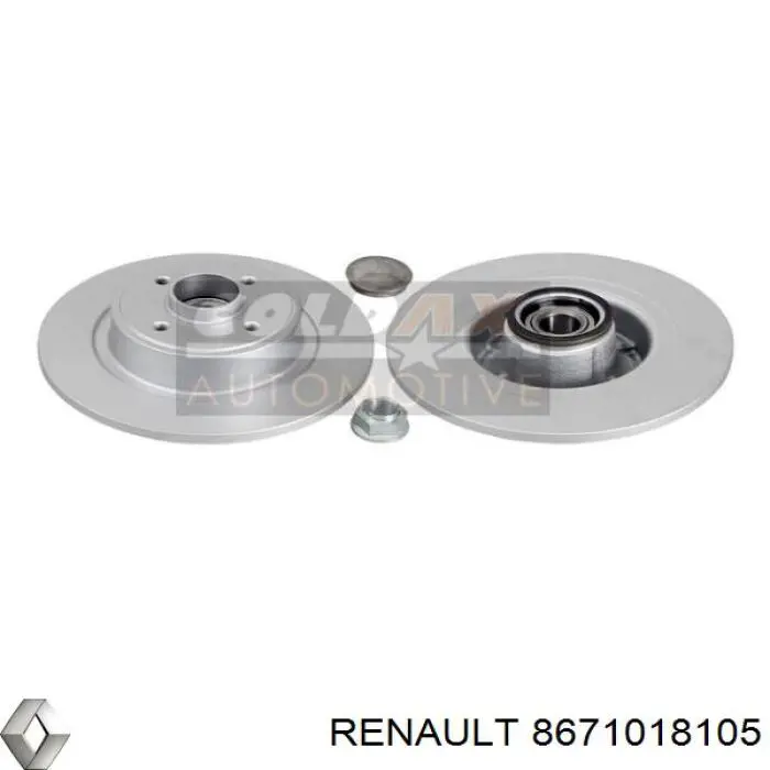 8671018105 Renault (RVI) тормозные диски