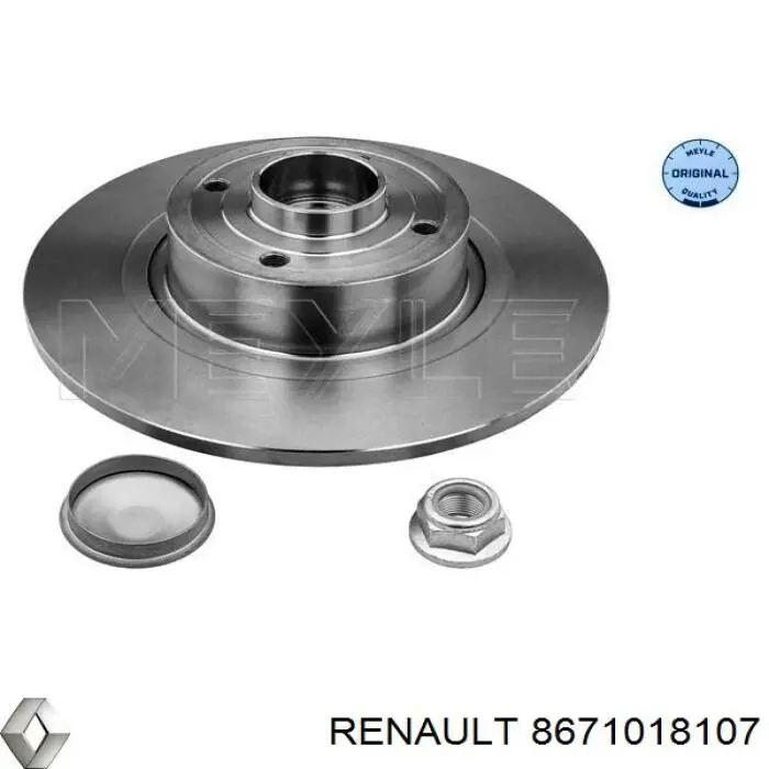 Купить 8671018107 Renault (RVI) Диск тормозной задний