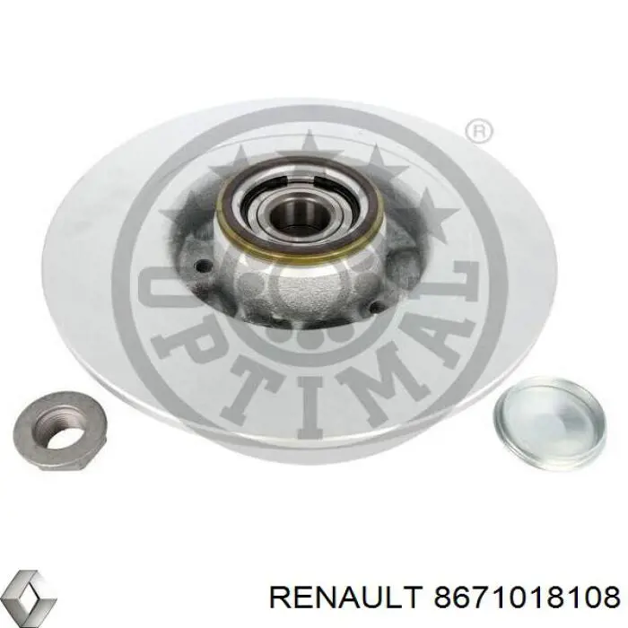 Купить 8671018108 Renault (RVI) Диск тормозной задний