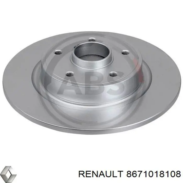 Тормозные диски 8671018108 Renault (RVI)