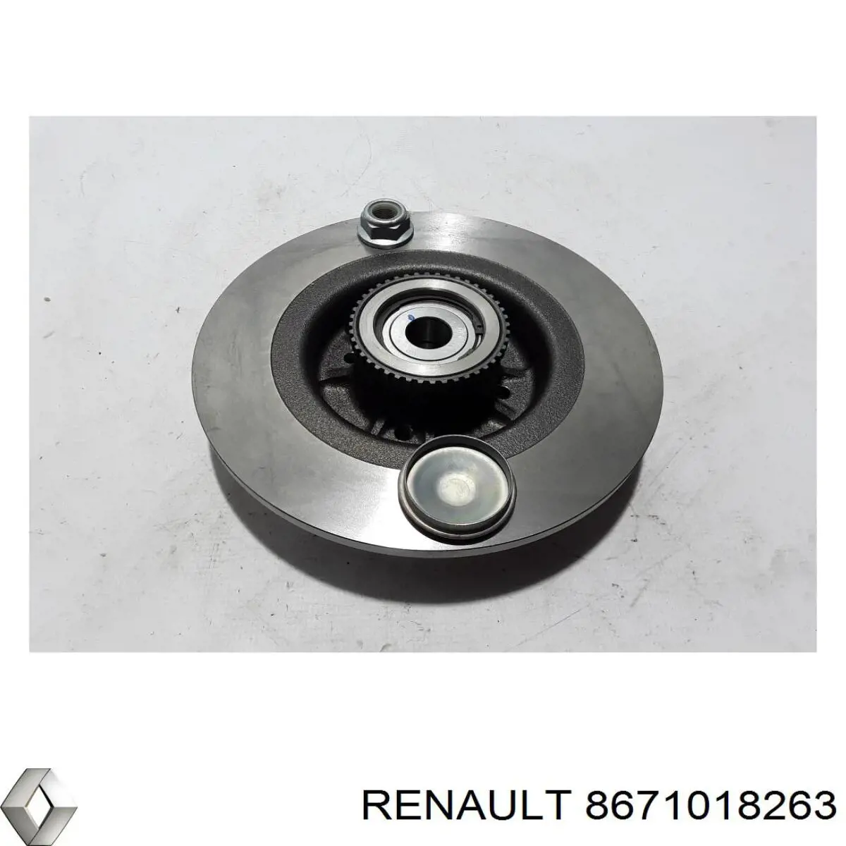8671018263 Renault (RVI) диск тормозной задний