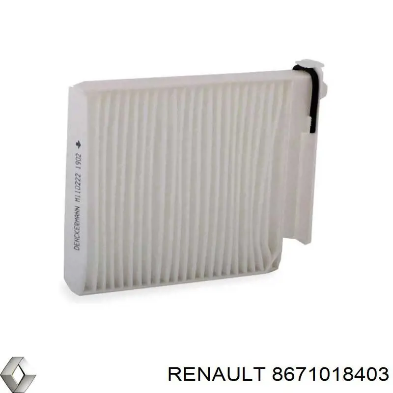 Купить 8671018403 Renault (RVI) Фильтр салона угольный