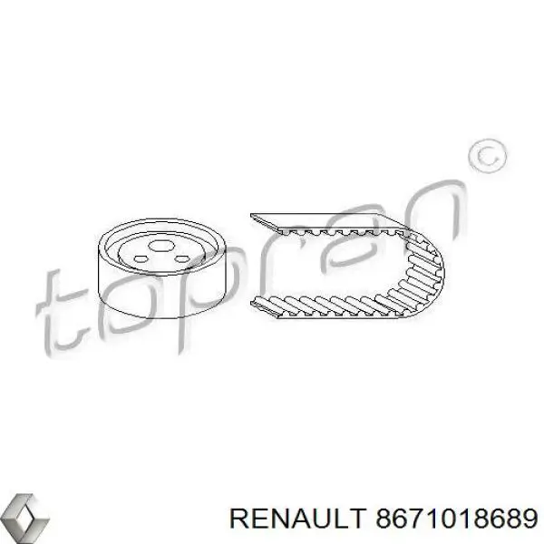 8671018689 Renault (RVI) комплект грм