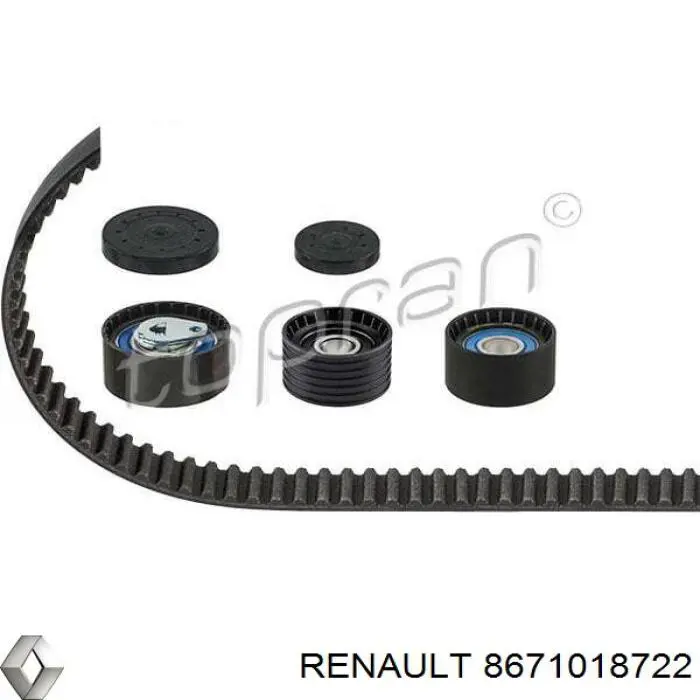8671018722 Renault (RVI) комплект грм