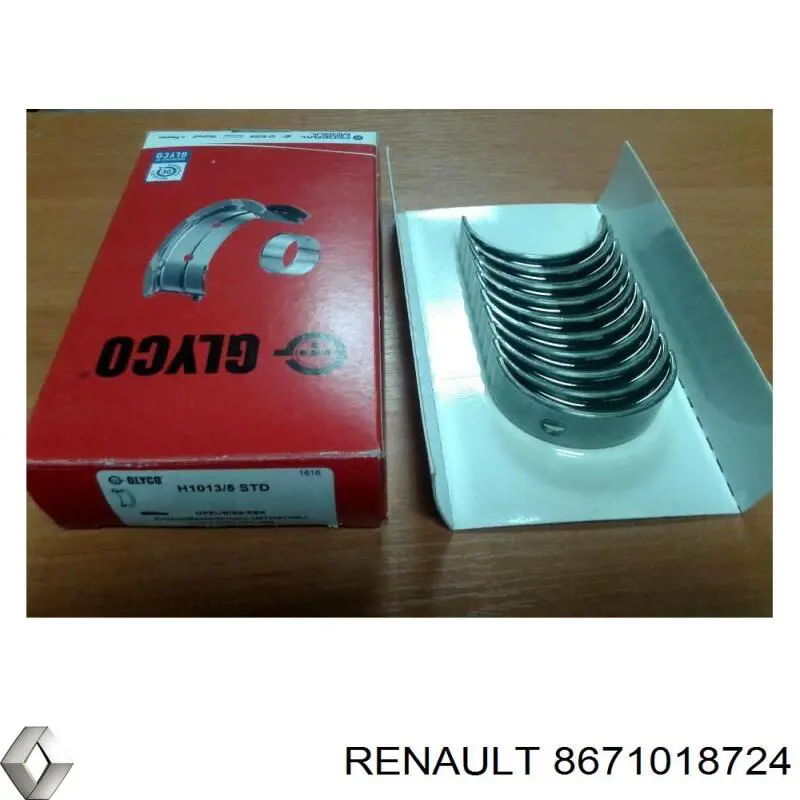 Ремень ГРМ, комплект Renault (RVI) 8671018724