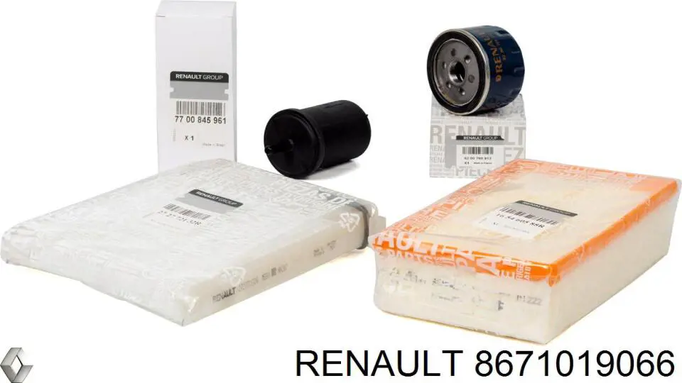 Воздушный фильтр 8671019066 Renault (RVI)