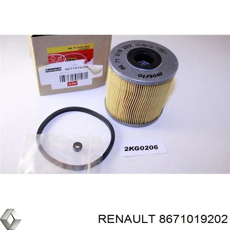 8671019202 Renault (RVI) топливный фильтр