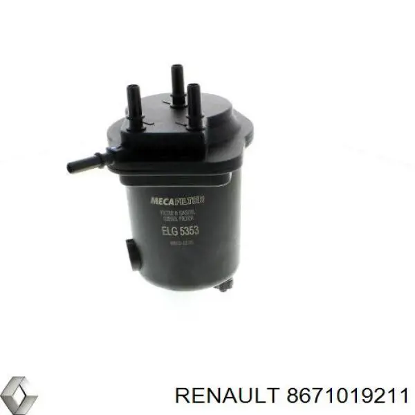 Купить 8671019211 Renault (RVI) Фильтр-отстойник топлива грубой очистки