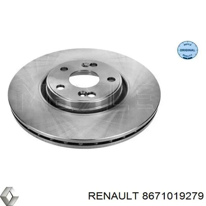8671019279 Renault (RVI) диск тормозной передний