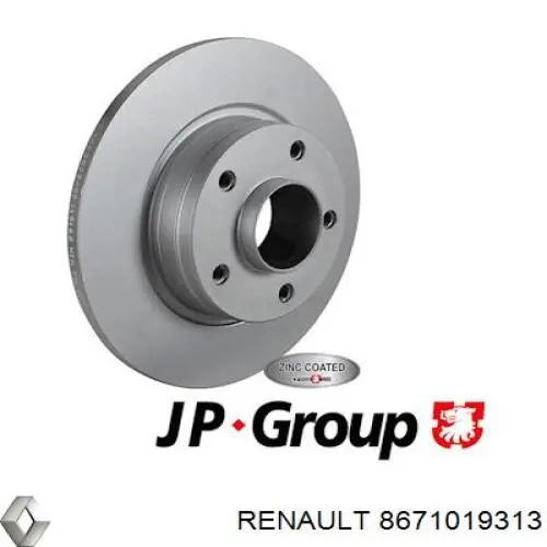 Купить 8671019313 Renault (RVI) Диск тормозной задний