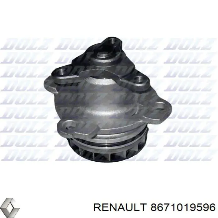 8671019596 Renault (RVI) помпа