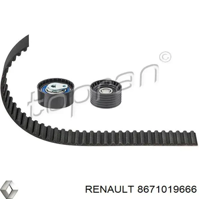 8671019666 Renault (RVI) комплект грм