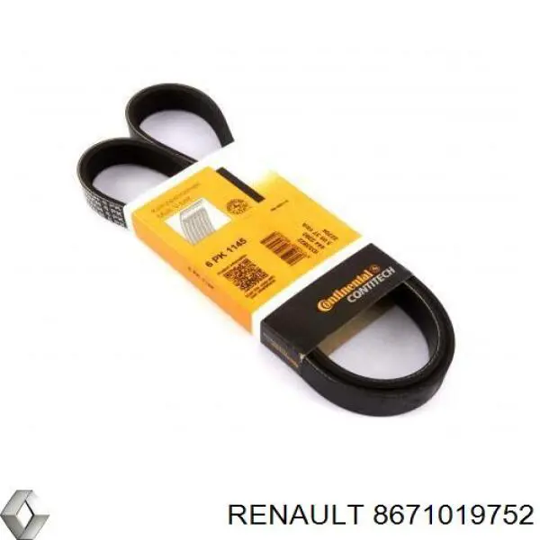 Correa trapezoidal 8671019752 Renault (RVI)