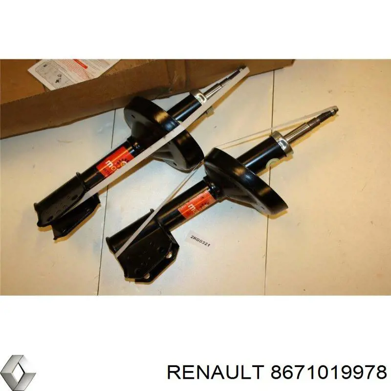 8671019978 Renault (RVI) амортизатор передний