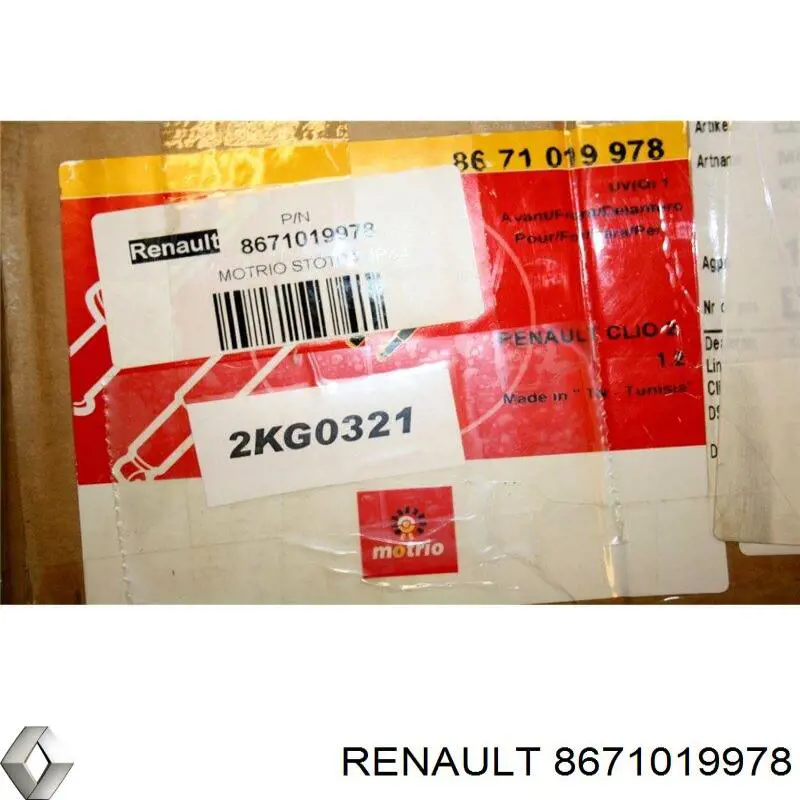 Купить 8671019978 Renault (RVI) Амортизатор передней подвески