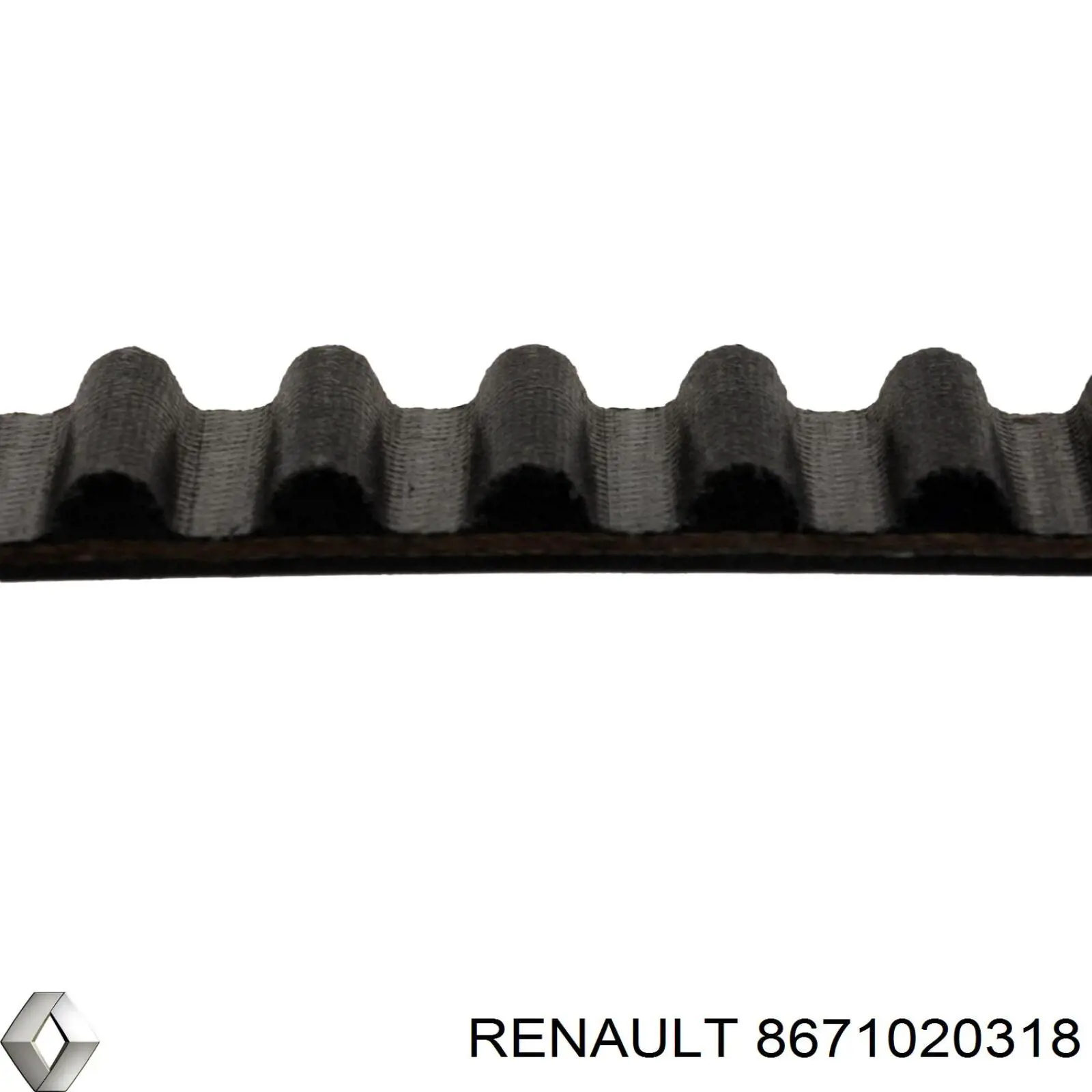 Зубчатый ремень Renault (RVI) 8671020318 цена, от 12.14 USD