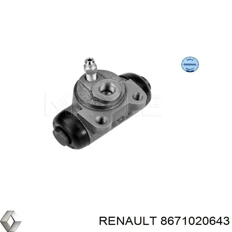 Рабочий тормозной цилиндр Renault (RVI) 8671020643 цена, от 8.19 USD