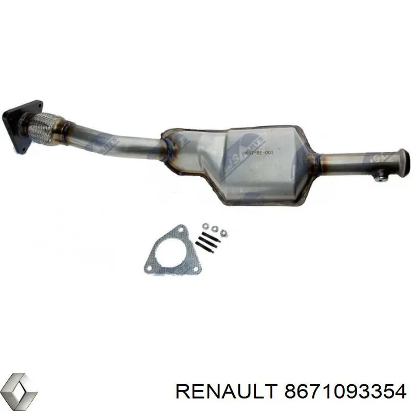 Трубы приемные (штаны) Renault (RVI) 8671093354 цена, от 150.91 USD