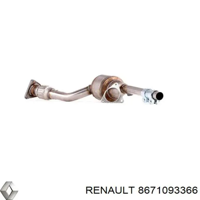 Каталитический нейтрализатор отработавших газов Renault (RVI) 8671093366 цена, от 169.06 USD