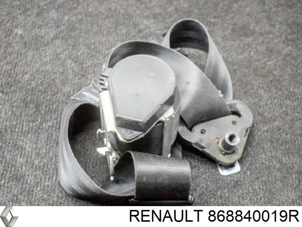 868840019R Renault (RVI) correia de segurança dianteira direita