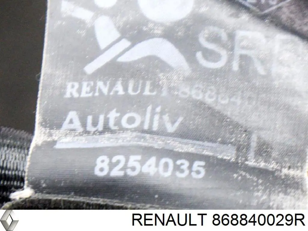 Купить 868840029R Renault (RVI) Левый ремень безопасности