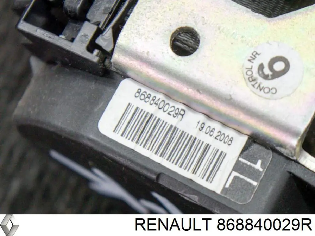 Ремень безопасности передний левый Renault (RVI) 868840029R цена, от 21.84 USD