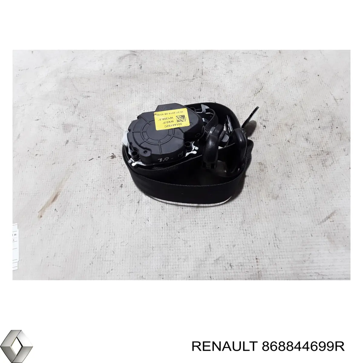 Ремень безопасности передний правый Renault (RVI) 868844699R цена, от 45.66 USD