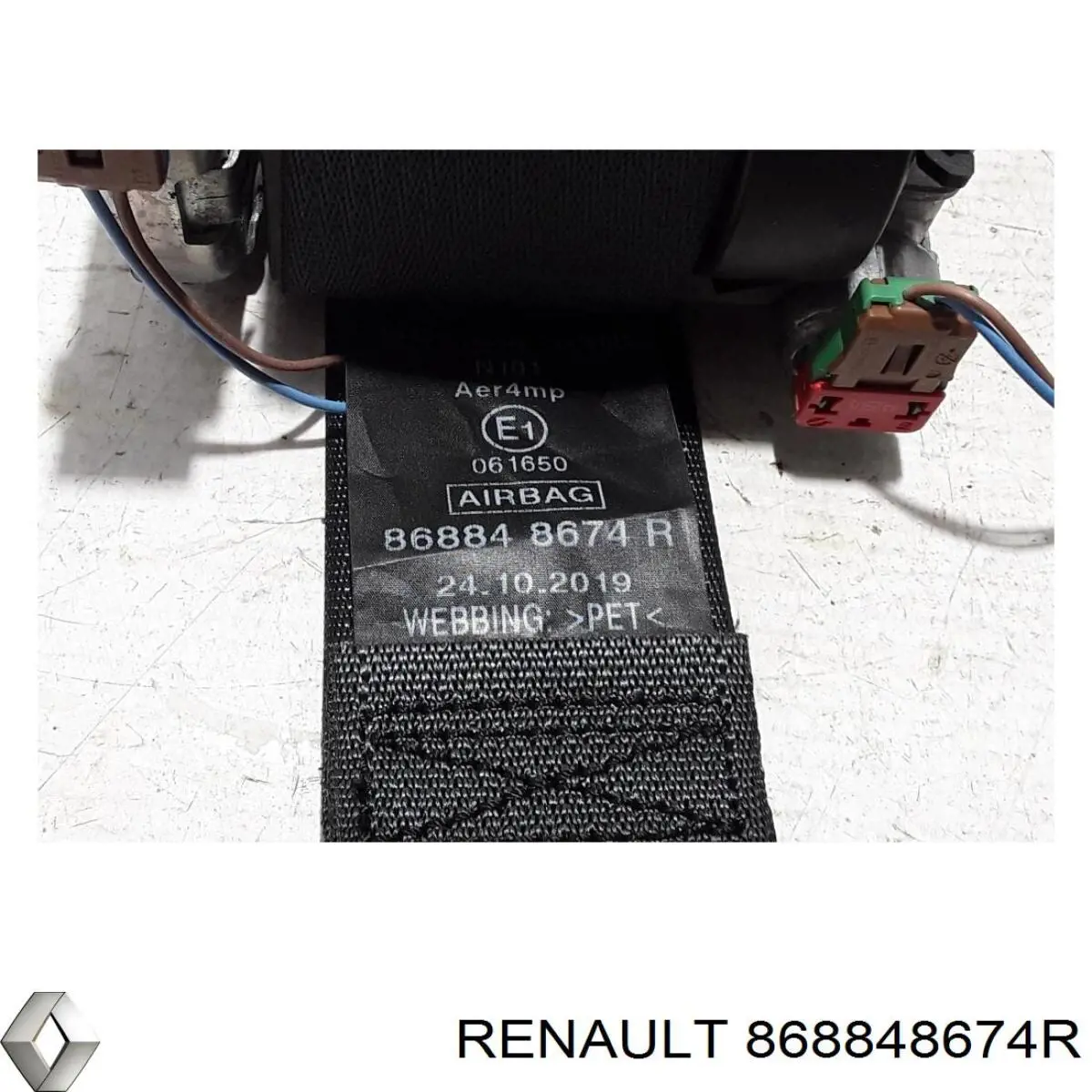 Ремень безопасности передний левый Renault (RVI) 868848674R цена, от 368.44 USD